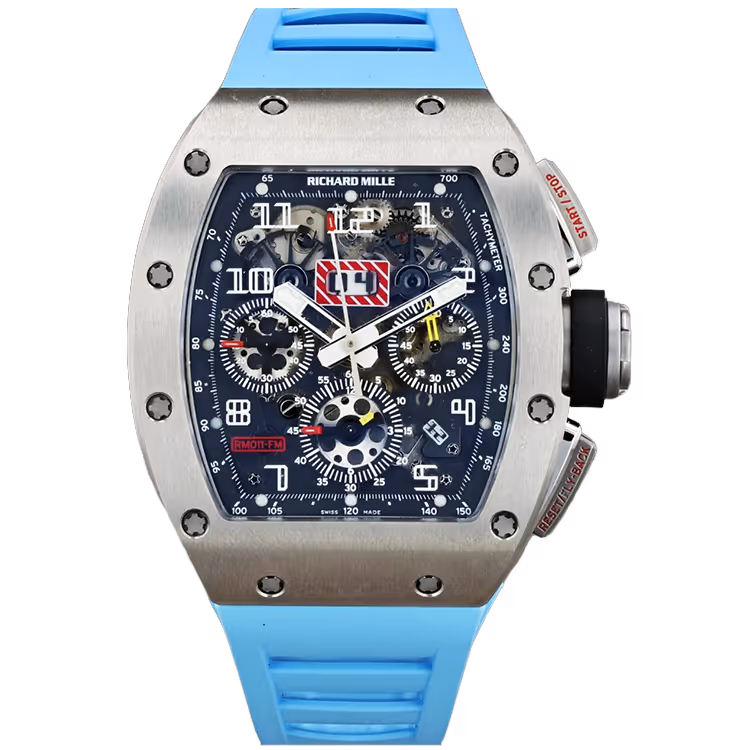 Richard Mille, RM 011, Skeleton Dial, Felipe Massa, Flyback Chronograph, Titanium, 50mm