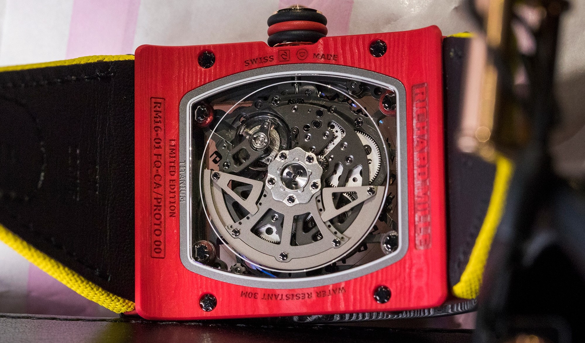 Richard Mille RM 16-01 Skeleton Rectangular Watch