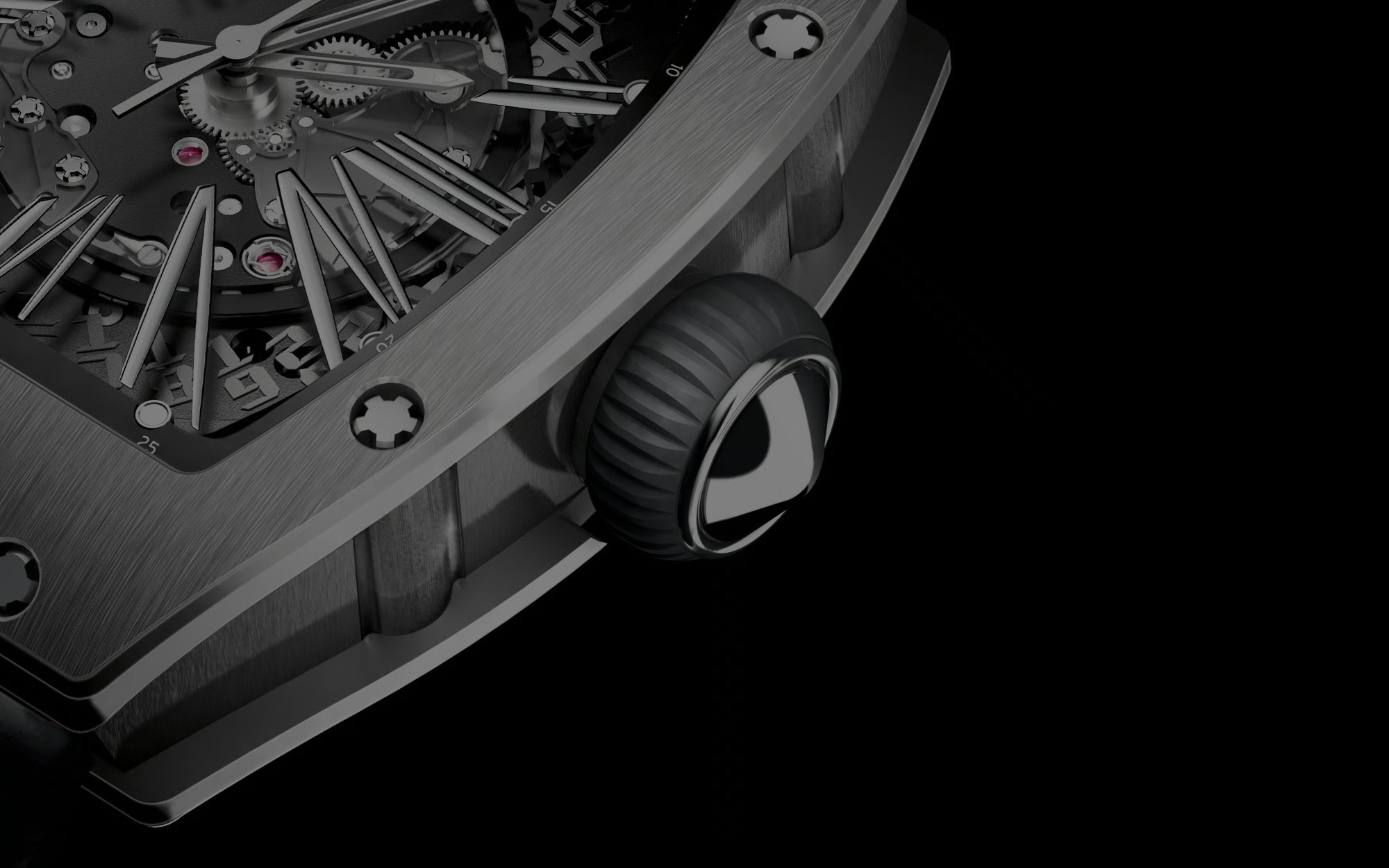 RM 023 Skeleton Dial Tonneau Case