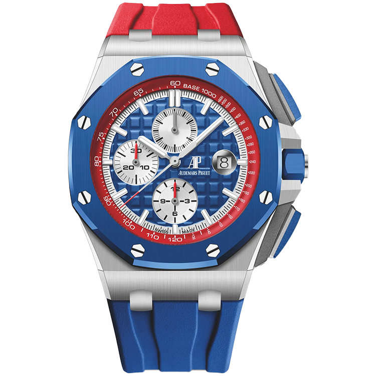 Audemars Piguet, Royal Oak Offshore, 26400SO, Blue Dial, Ryder Cup USA, Chronograph, Stainless Steel, Rubber Strap, 44mm - Limited 50