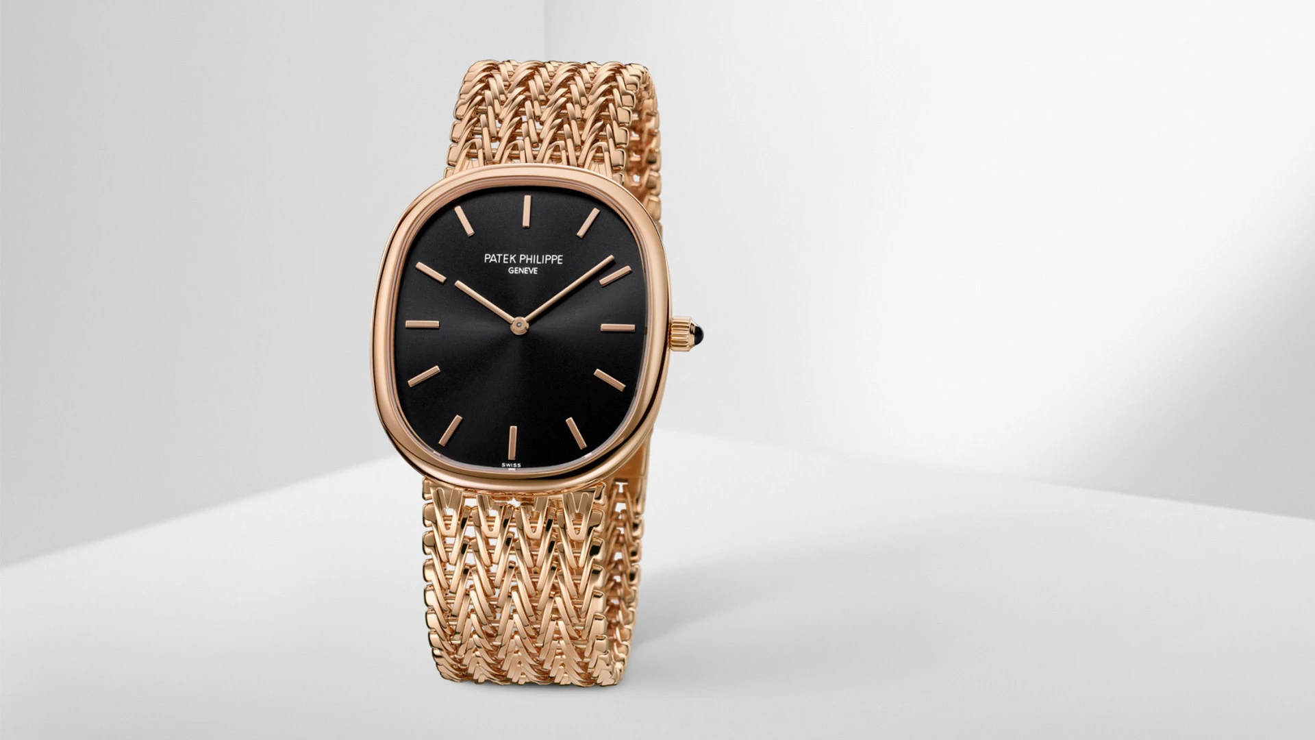Cheap Golden Ellipse Watch