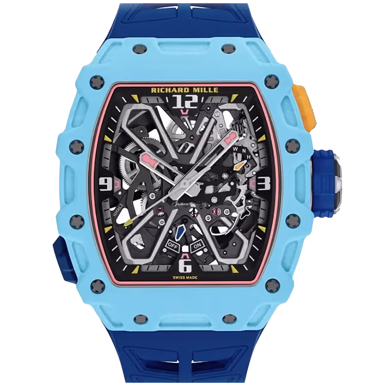 Richard Mille, RM 35-03, Skeleton Dial, Rafael Nadal, Pastel Blue Quartz TPT, 50mm