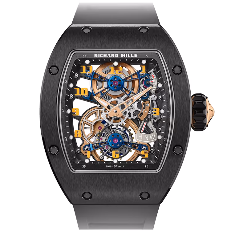 Richard Mille, RM 17-02, Skeleton Dial, Tourbillon, Black TZP Ceramic, 48mm