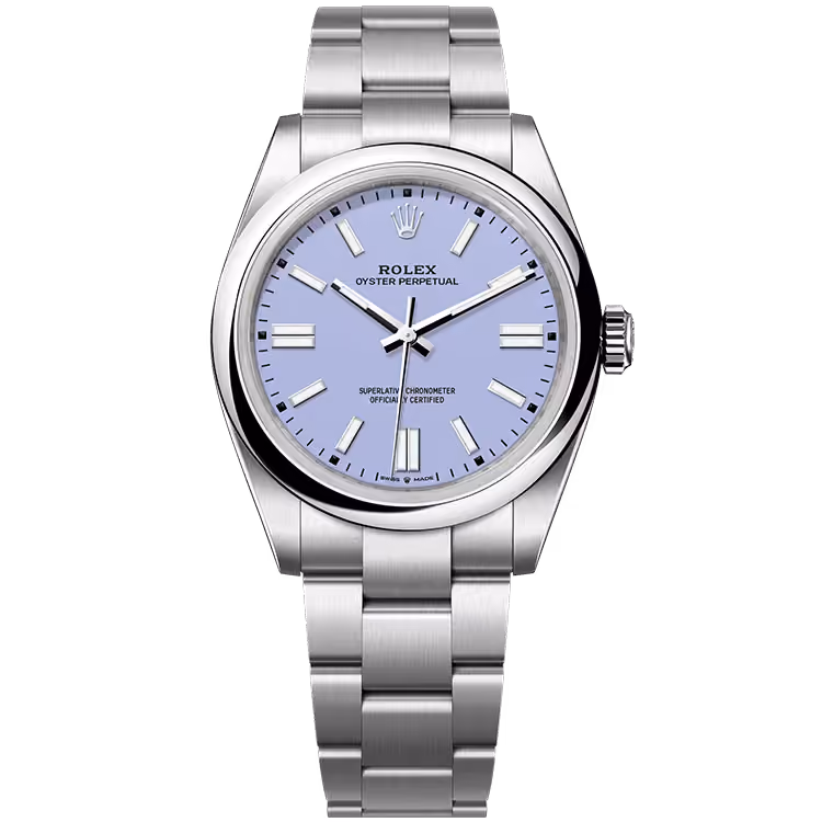 Rolex, Oyster Perpetual 41, 134300, Lavender Dial, Stainless Steel, Oyster Bracelet, 41mm
