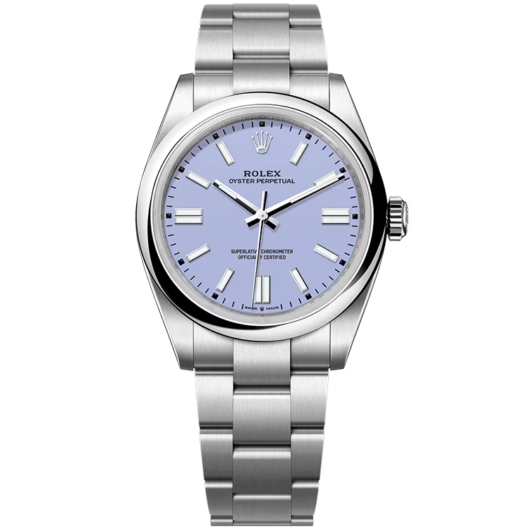 Rolex, Oyster Perpetual 41, 134300, Lavender Dial, Stainless Steel, Oyster Bracelet, 41mm