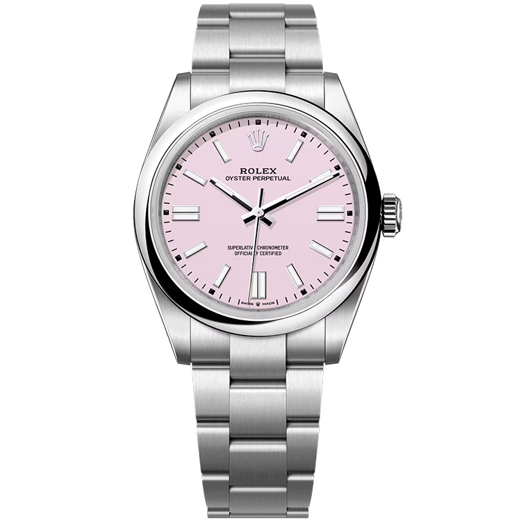 Rolex, Oyster Perpetual 41, 134300, Candy Pink Dial, Stainless Steel, Oyster Bracelet, 41mm