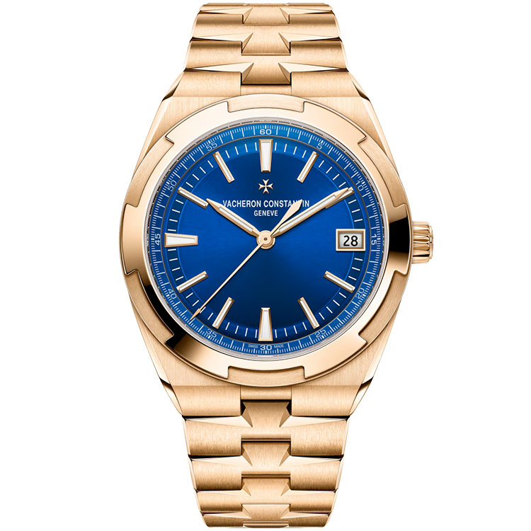Vacheron Constantin, Overseas, 4500V/110R, Blue Dial, Rose Gold, 41mm
