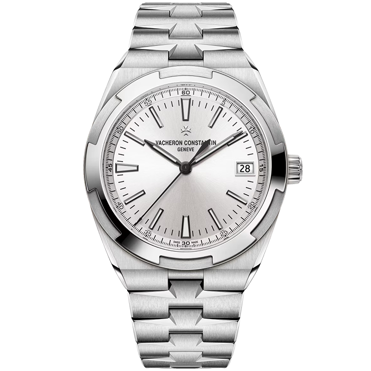 Vacheron Constantin, Overseas, 4500V/110A, Silver Dial, Stainless Steel, 41mm