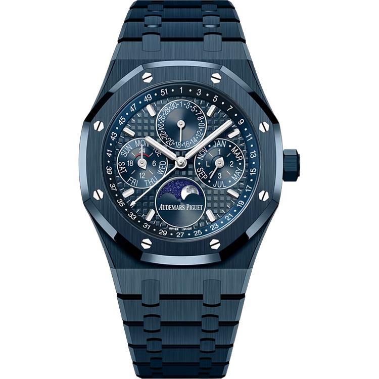 Audemars Piguet, Royal Oak, 26674CD, Blue Dial, Perpetual Calendar, Blue Ceramic, 41mm