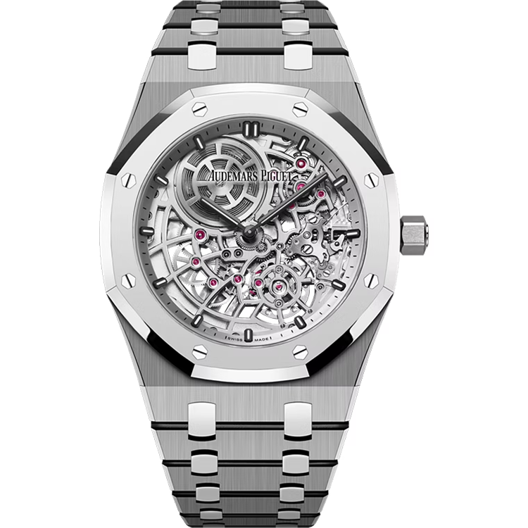 Audemars Piguet, Royal Oak, 16204XT, Skeleton Dial, Jumbo Extra-Thin, Titanium, 39mm