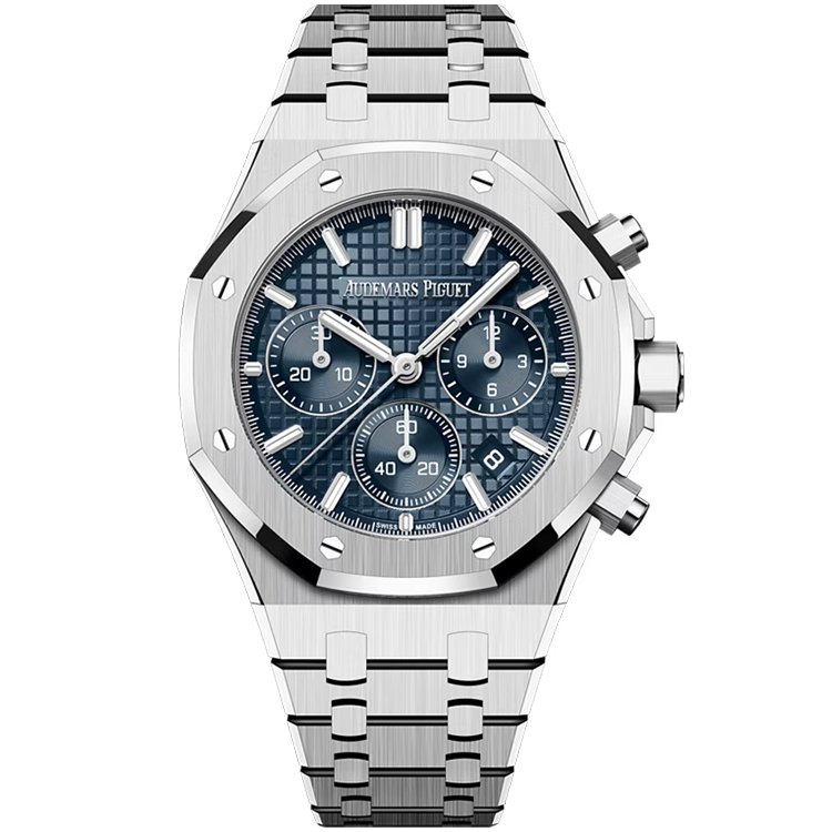 Audemars Piguet, Royal Oak, 26450ST, Blue Dial, Chronograph, Stainless Steel, 38mm