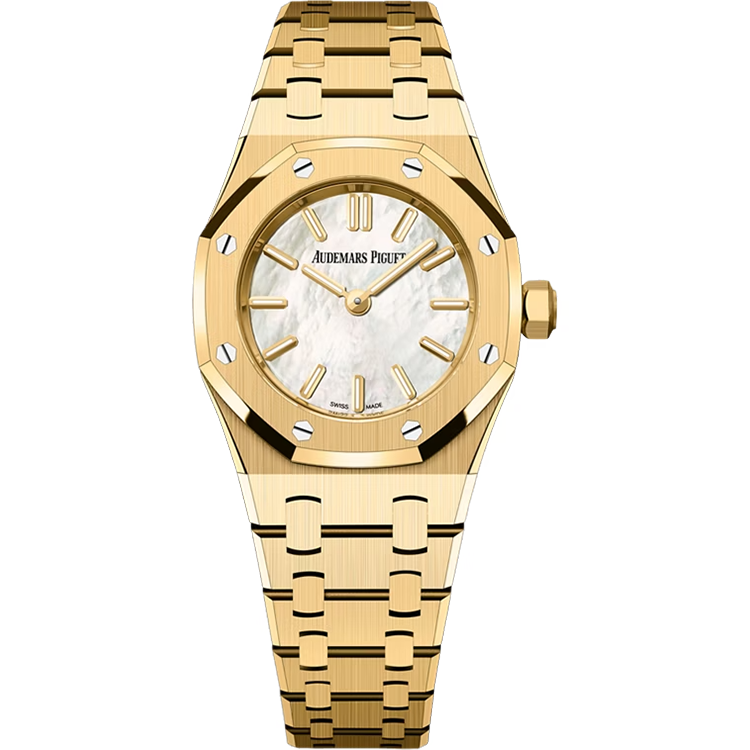 Audemars Piguet, Royal Oak Mini, 67630BA, Mother of Pearl Dial, Yellow Gold, 23mm