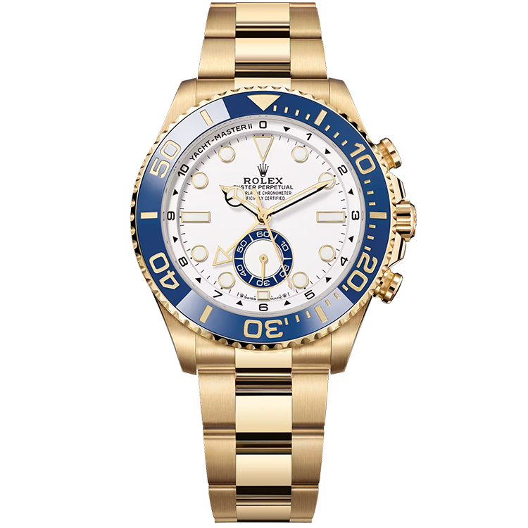 Rolex, Yacht-Master II, 126688, White Dial, Yellow Gold, Oyster Bracelet, 44mm