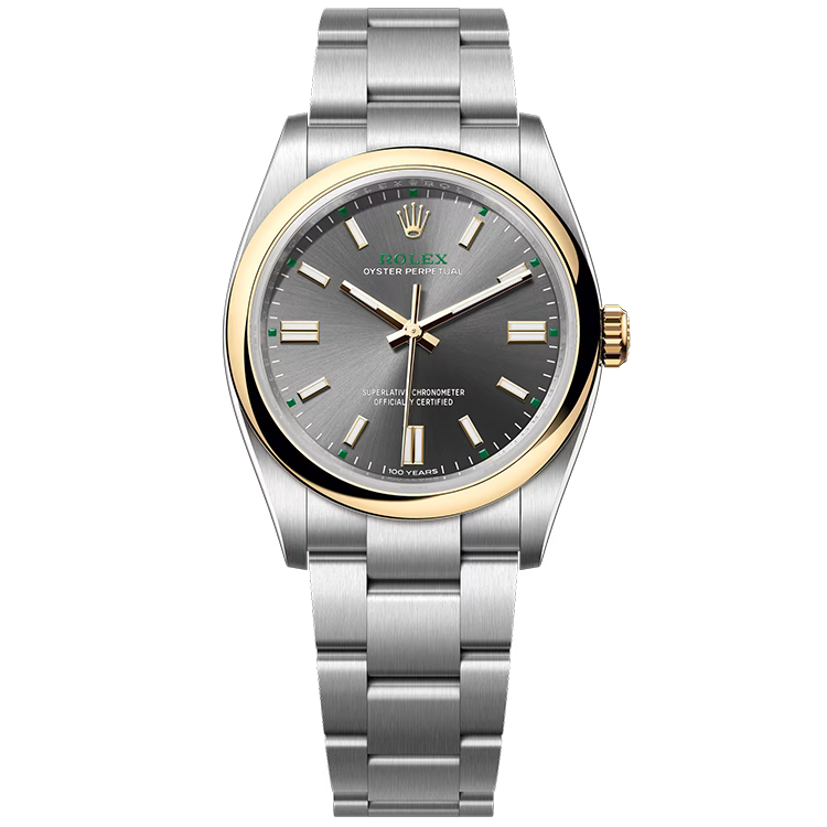 Rolex, Oyster Perpetual 36, 126003, Grey Dial, Stainless Steel, Oyster Bracelet, 36mm