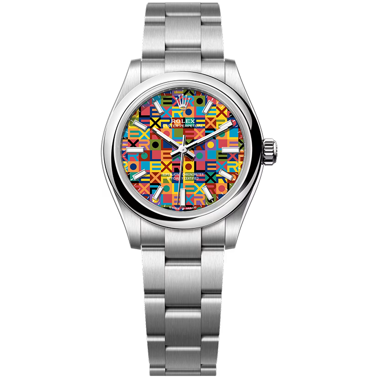 Rolex, Oyster Perpetual 31, 277200, Multicoloured Jubilee Motif Dial, Stainless Steel, Oyster Bracelet, 31mm