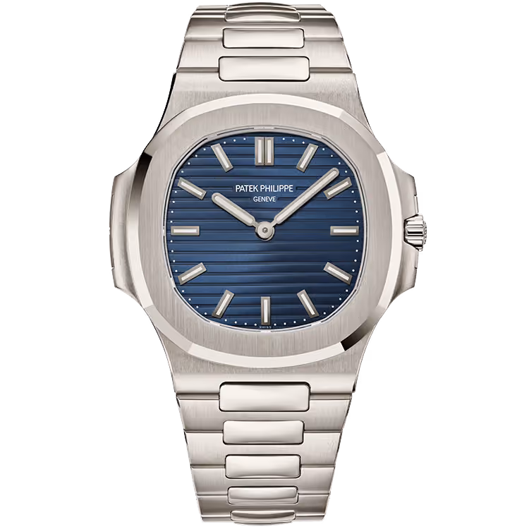 Patek Philippe, Nautilus, 5610/1P, Blue Dial, 50th Anniversary, Platinum, 38mm - Limited 2000