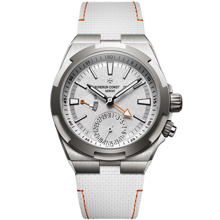 Vacheron Constantin, Overseas, 7930V/210T, White Dial, North, Dual Time, Titanium, 41mm