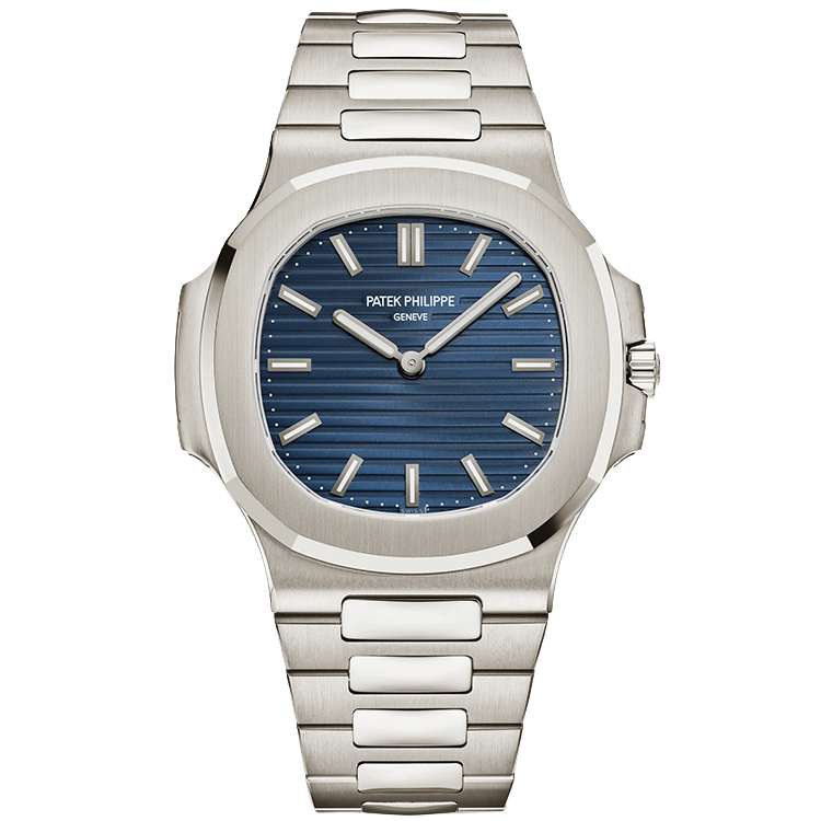 Patek Philippe, Nautilus, 5810/1G, Blue Dial, 50th Anniversary, White Gold, 41mm - Limited 2000