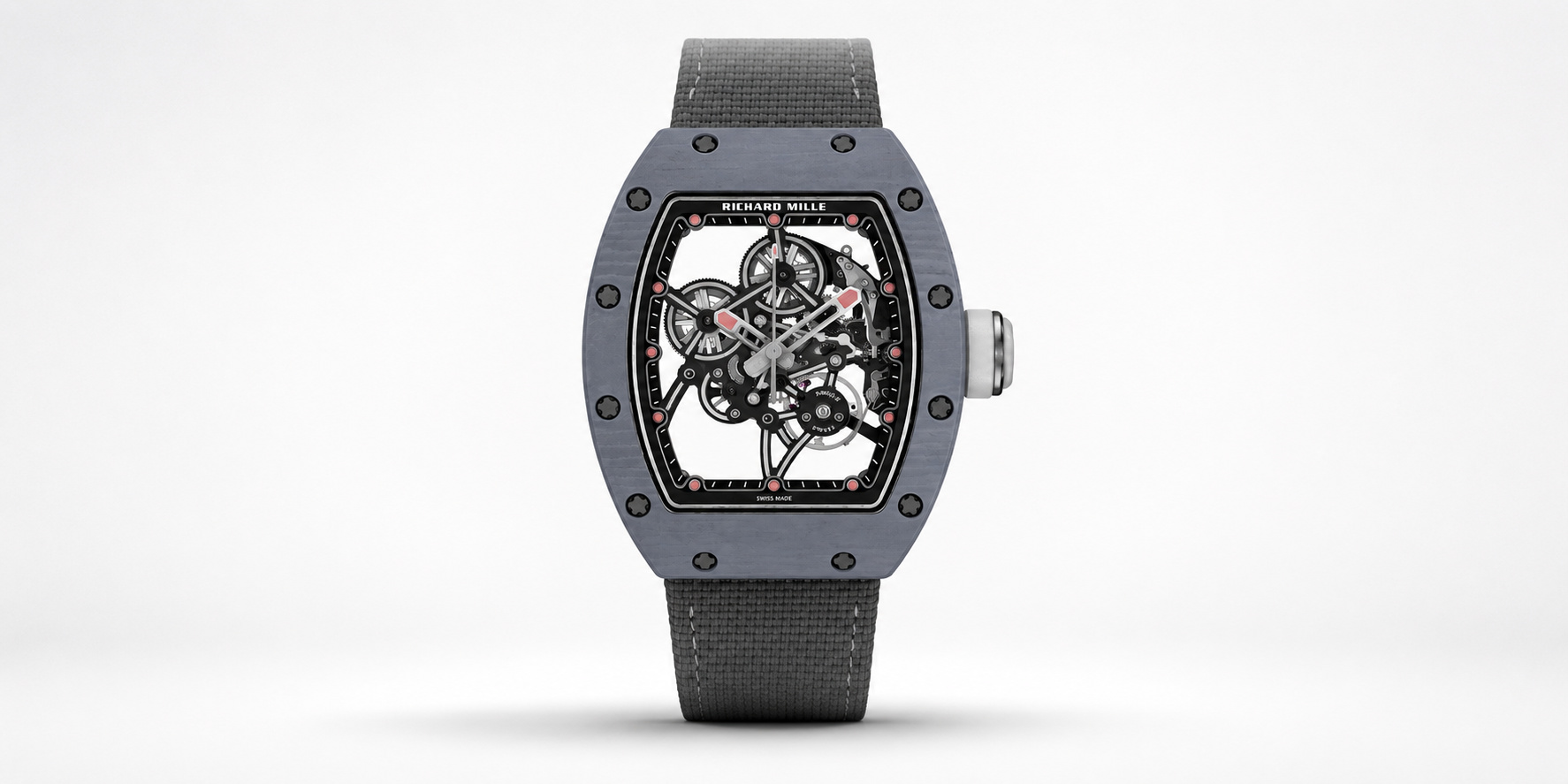 Richard Mille RM 55-01 Skeleton Dial White Quartz TPT