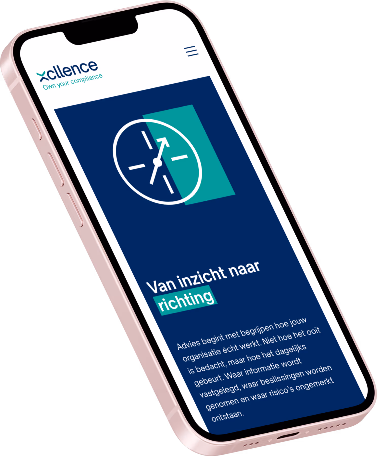 Xcllence mobile page