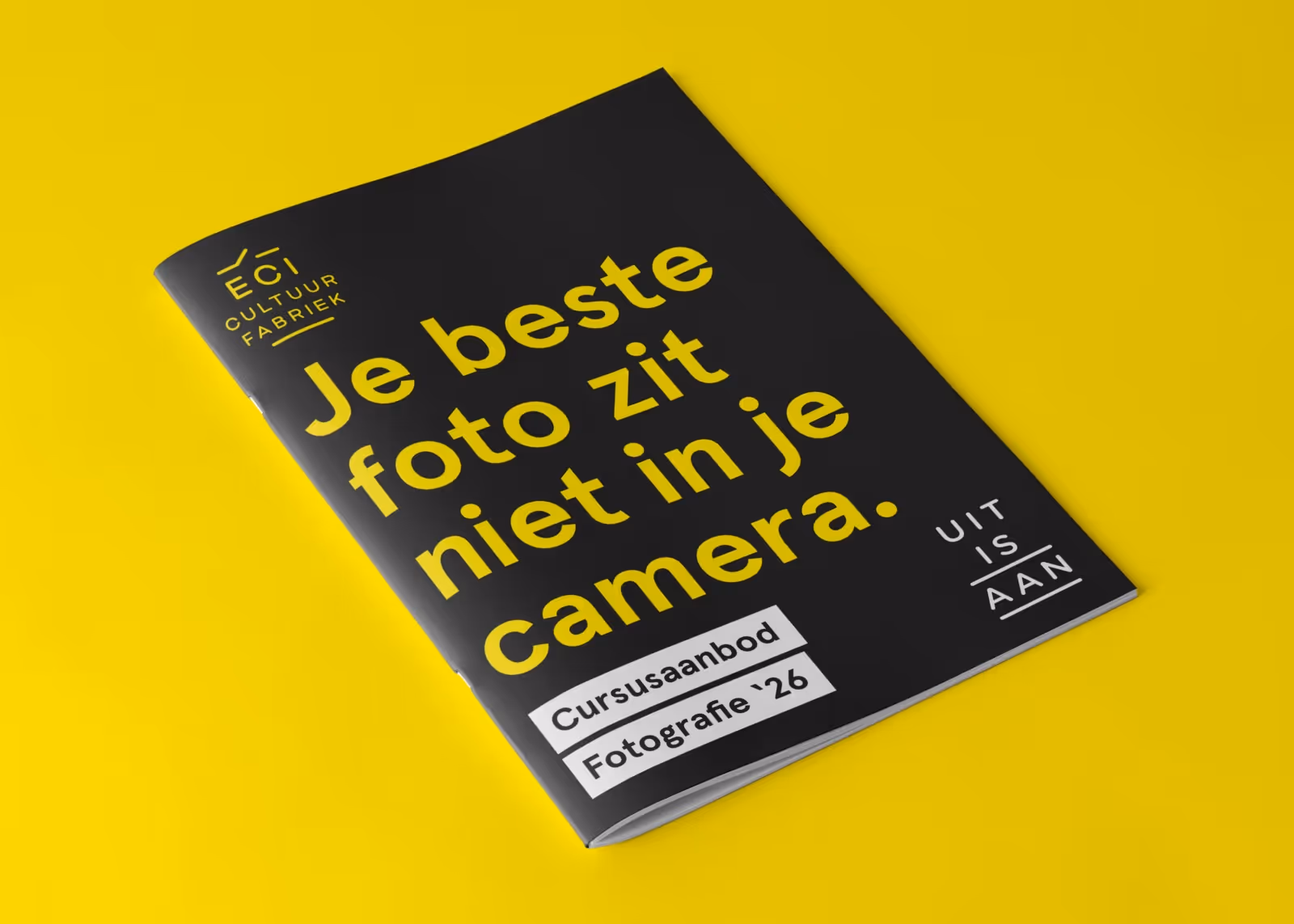 ECI Boekje met Uit is Aan