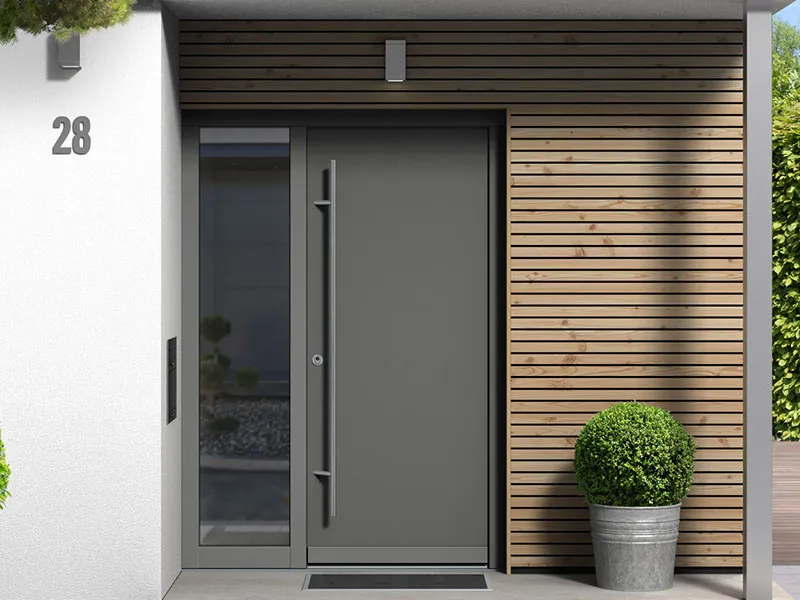 Bejárati ajtó kivitelezés Bács Garázs