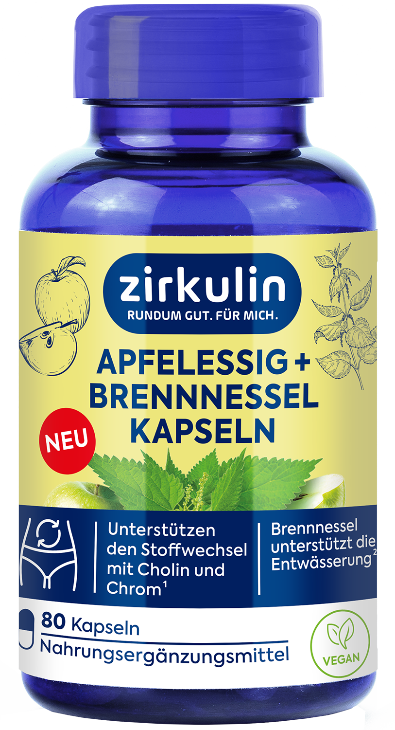 Apfelessig + Brennnessel Kapseln