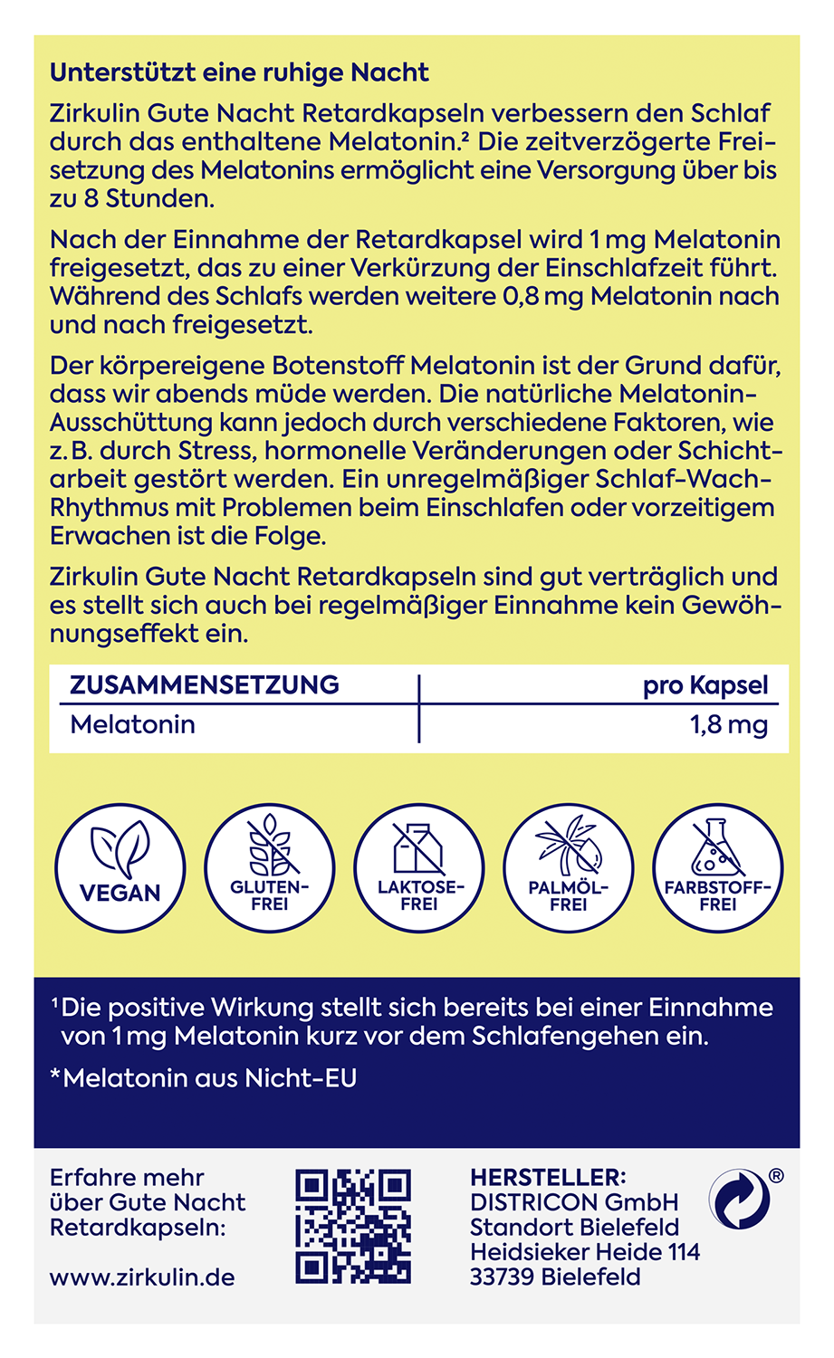 Gute Nacht Retardkapseln