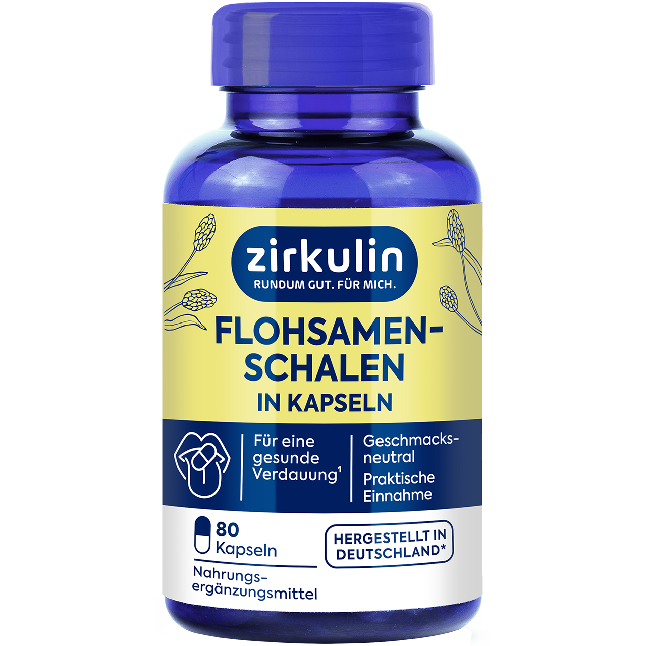 Flohsamenschalen in Kapseln