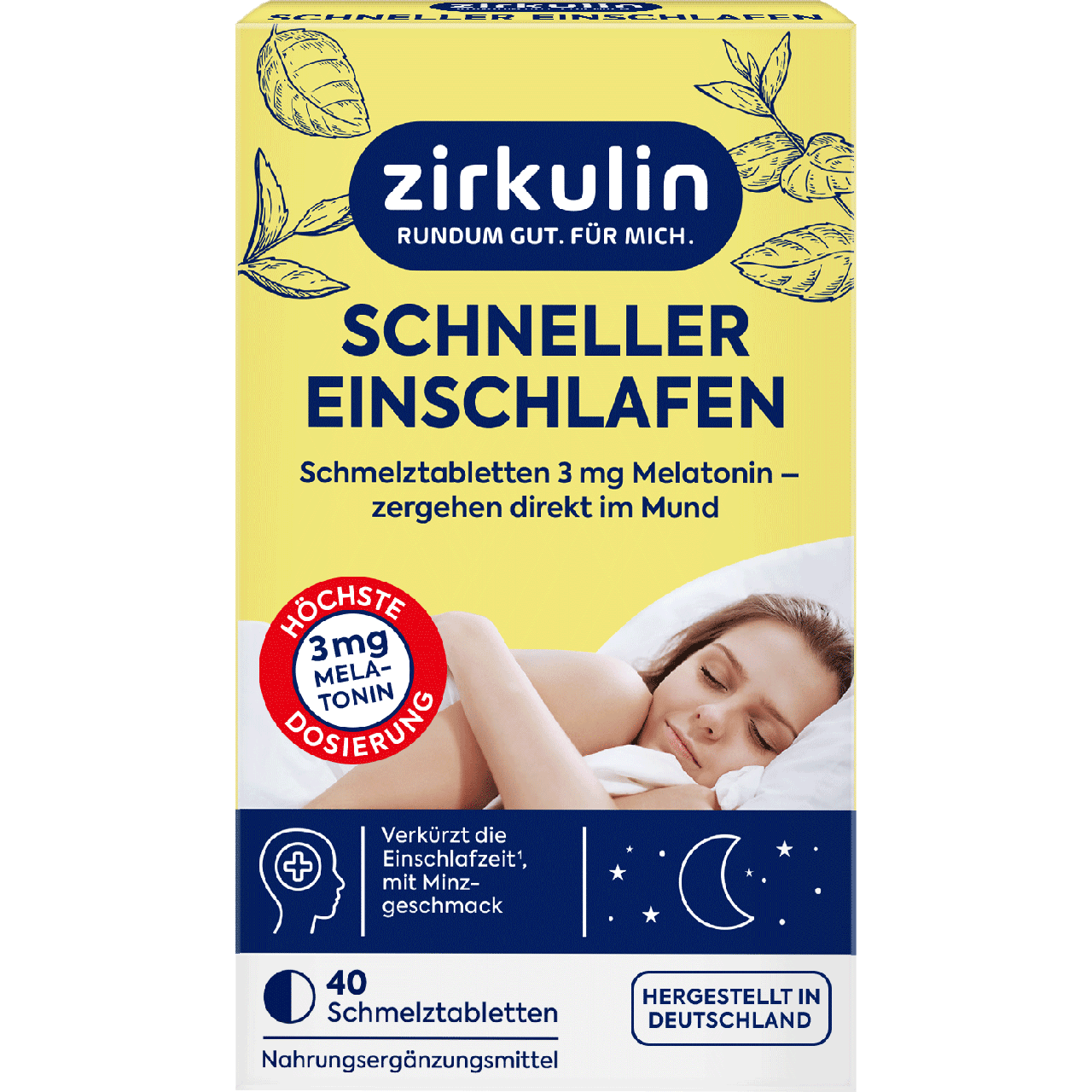 Schneller Einschlafen Schmelztabletten 