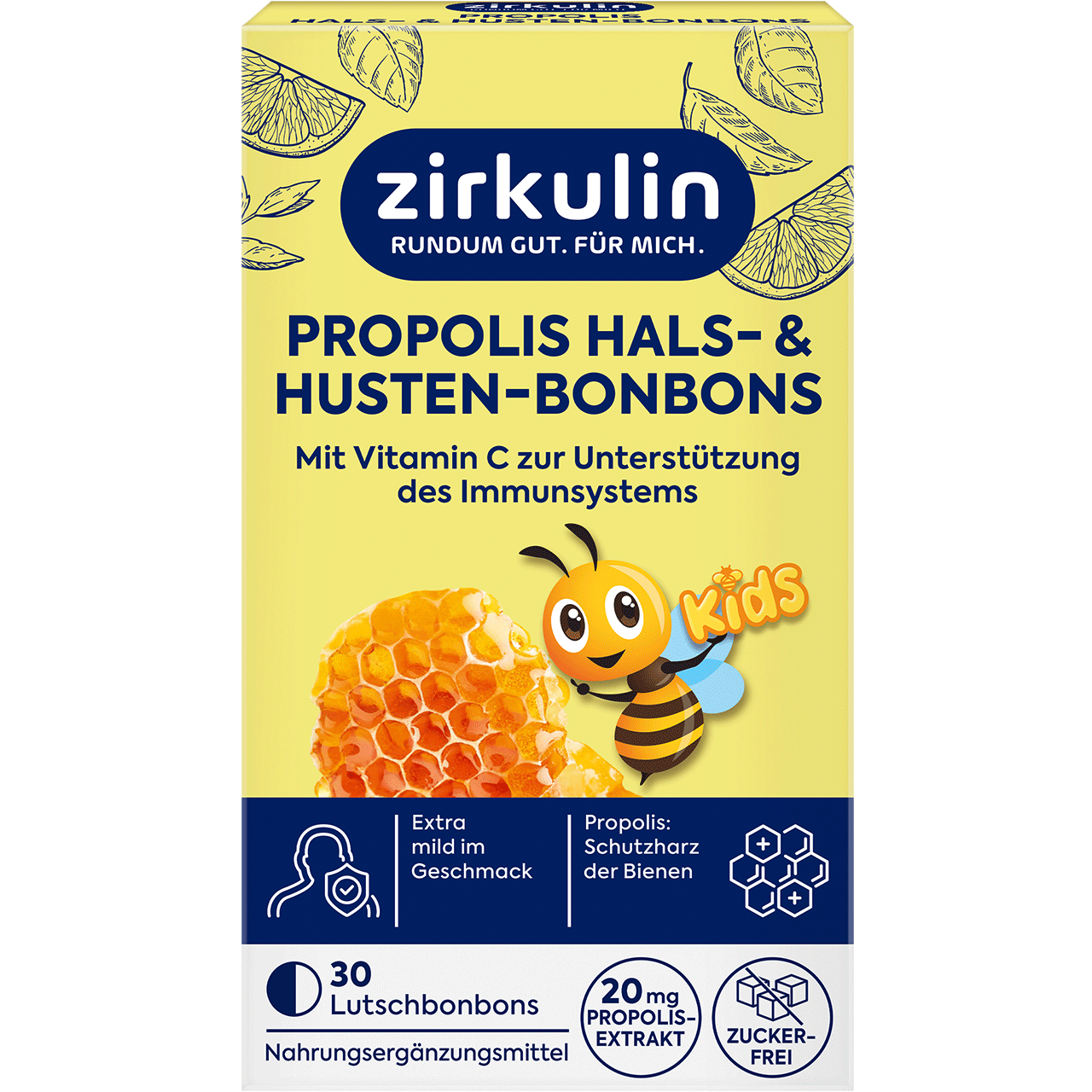 Propolis Hals- & Husten-Bonbons Kids