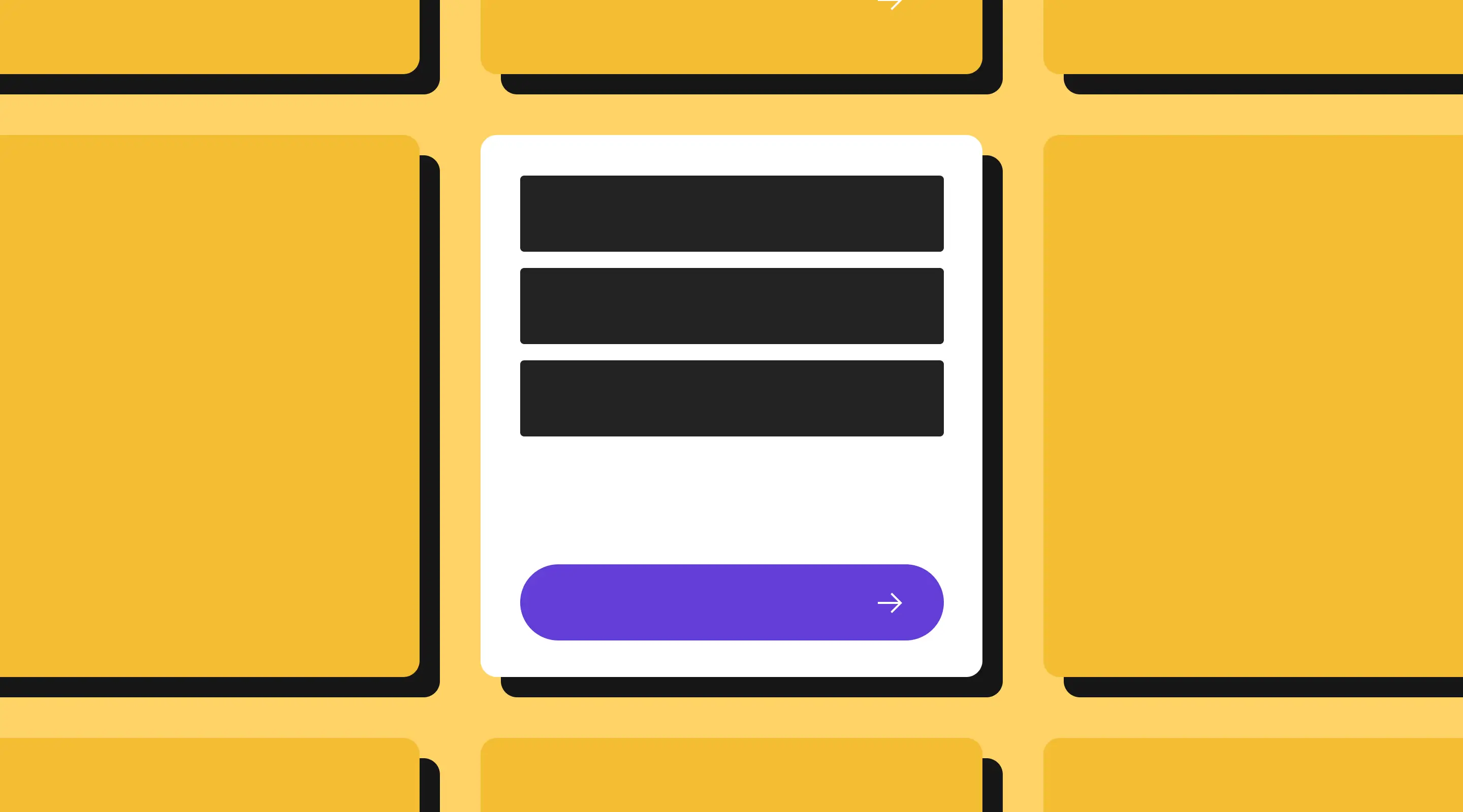 a sample card design for sign up forms