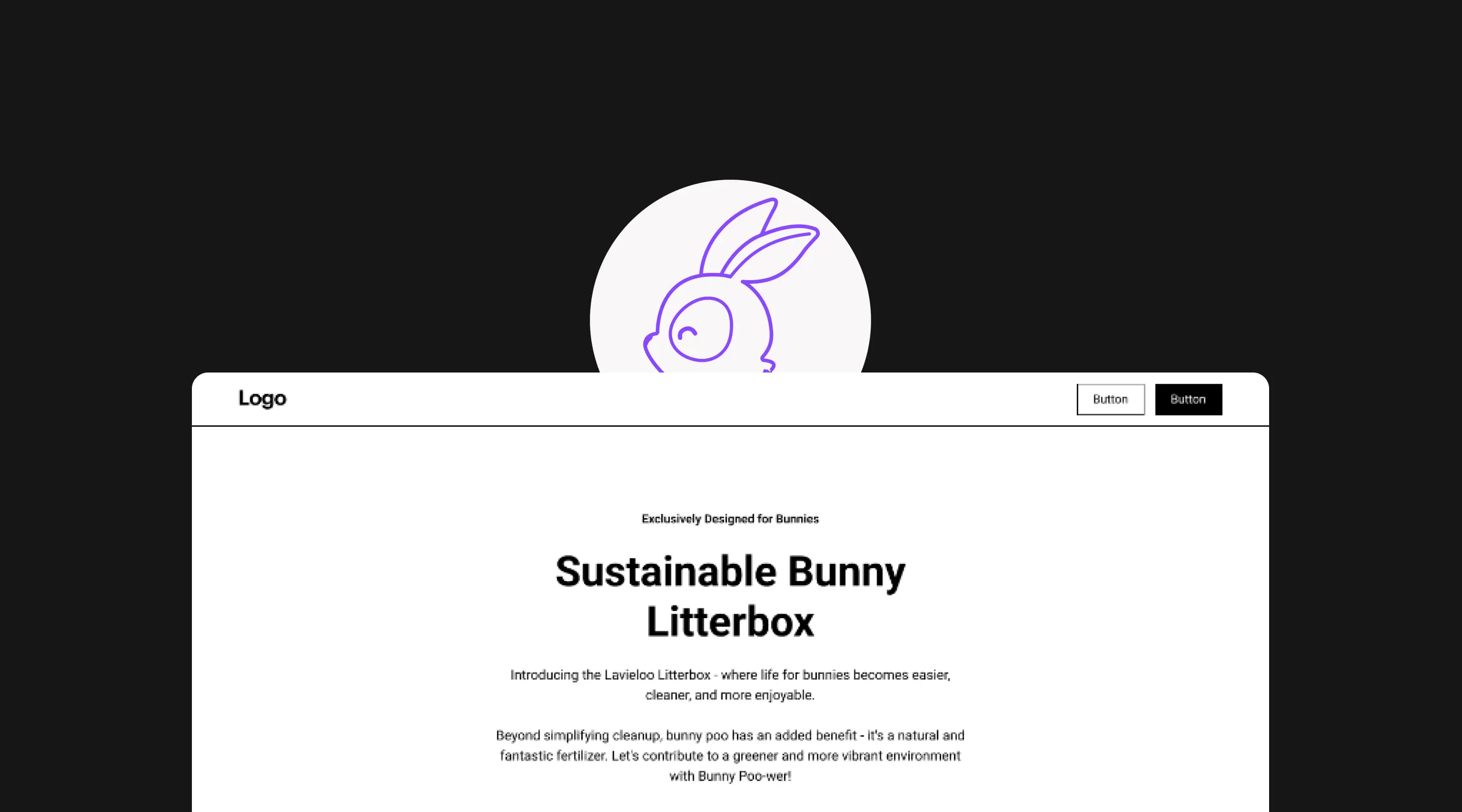 Creating a marketing landing page for Lavieloo to help kickstart their Kickstart campaign - A Website Design Case Study