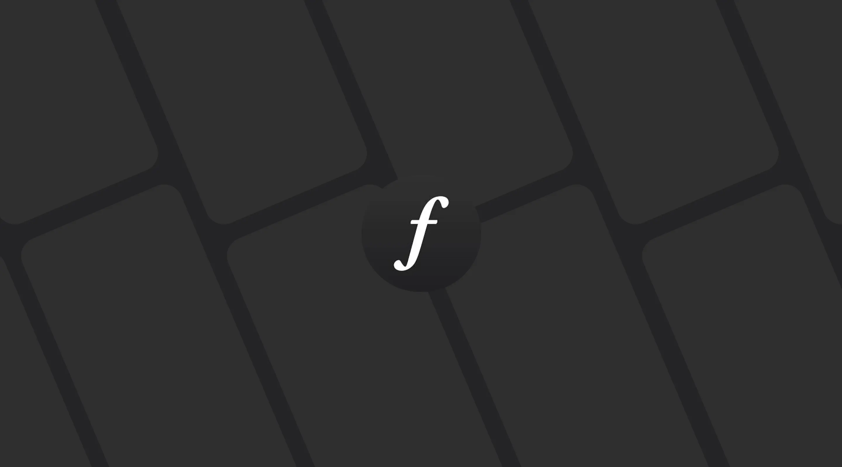 Adobe Font logo on a black background