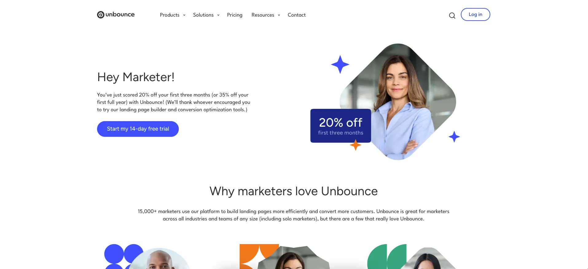 Unbounce Landing Pagee