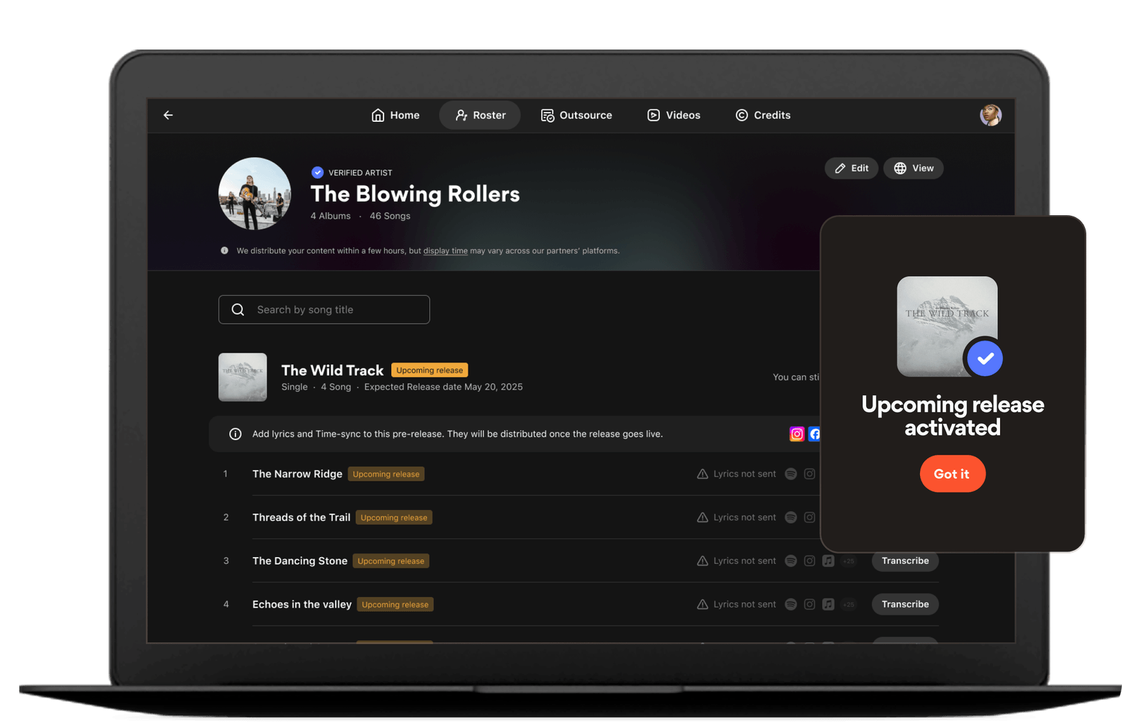 Pre-Release Lyrics with Musixmatch Pro
