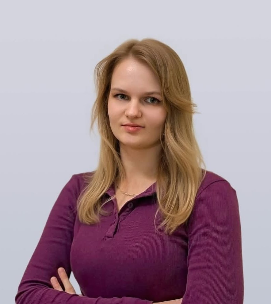 A smiling teacher Paulina Krasiuk