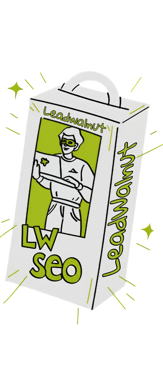 LeadWalnut SEO Illustration