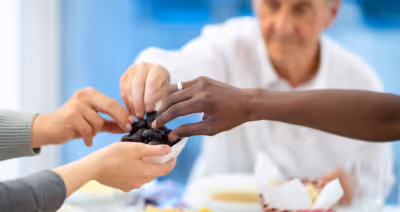 افطار صائم مع مؤسسة ومن الماء حياة