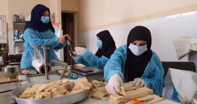 مطبخ غزة الرمضاني مع جمعية الهلال الاحمر المصري