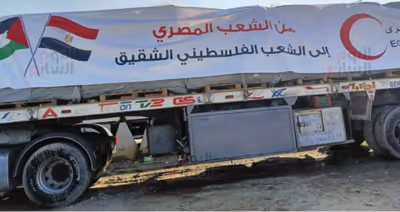 قوافل الأمل لغزة مع جمعية الهلال الاحمر المصري