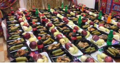 وجبه افطار صائم مع مؤسسة إكرام للتنمية