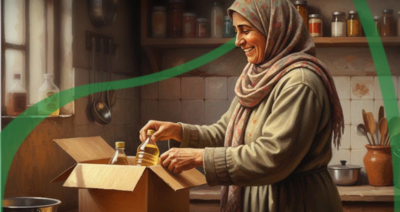 كرتونة الخير مع جمعية قبس من نور