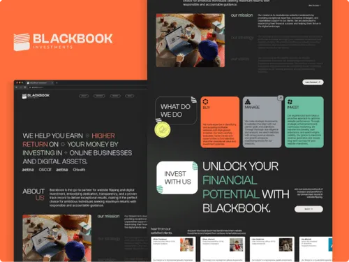 BlackBook Investments Website Highlight