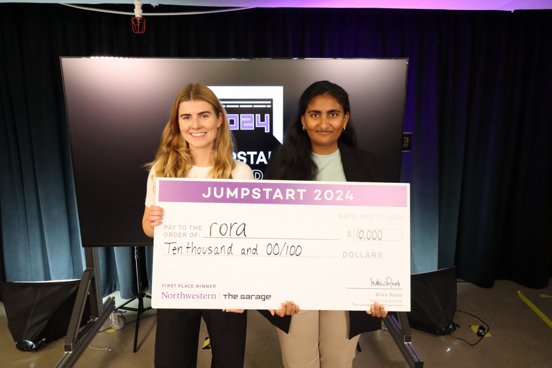Rora founders with their new product.