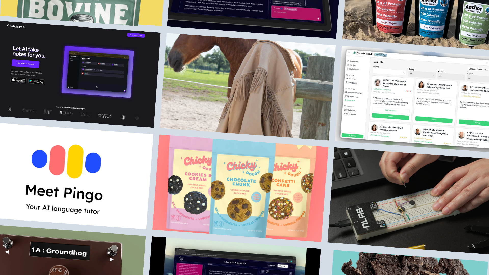 A collage of product photos mentioned in gift guide