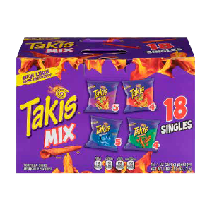 Takis varios sabores 18 pack