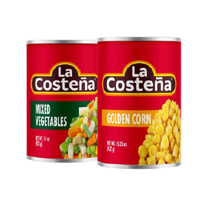Vegetales mixtos y maiz La Costeña 15 OZ