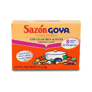 Sazón Goya Cilantro y Achiote 40g