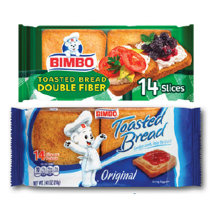 Pan Tostado Bimbo clasico / Doble fibra 7.4 oz